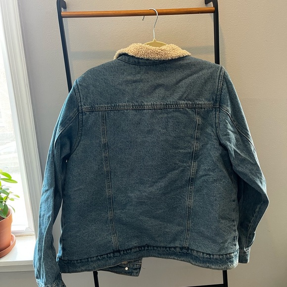 Denim // Fleece Oversized Jacket - Picture 4 of 4